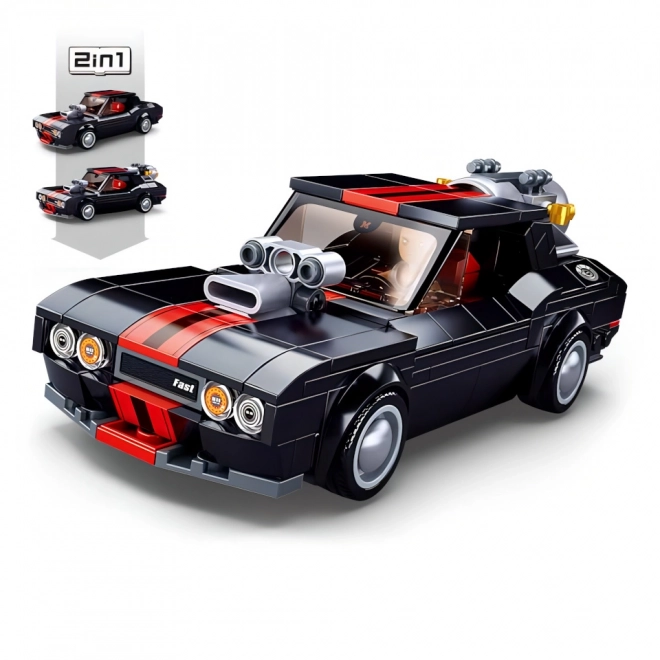 Sluban Model cigle M38-B1085 Ulično trkaće auto 2u1