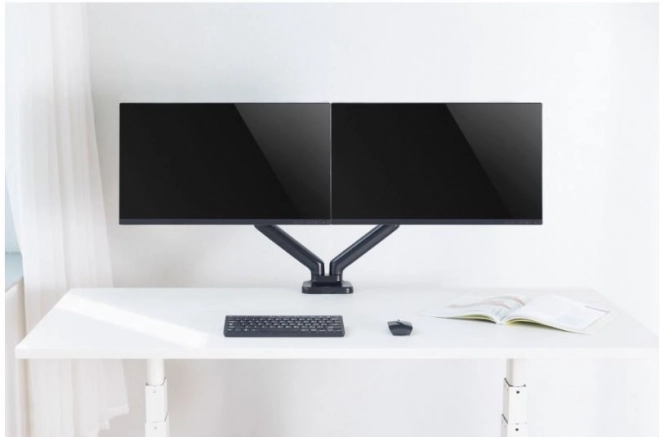 Stalak za dva monitora s plinskom oprugom