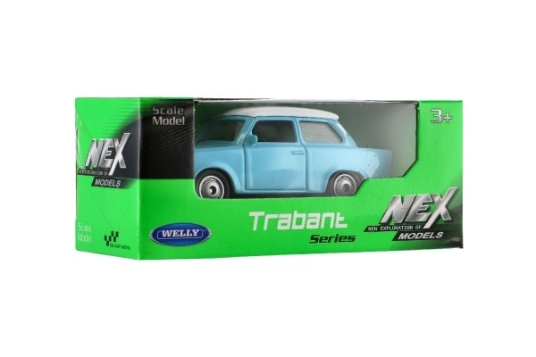 Auto Welly Trabant 1:60 metal 7cm slobodan hod u kutiji