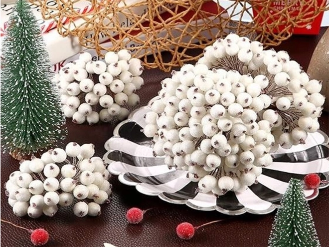 Božićni ukrasi Rowan Frosted Bijeli 5 kom