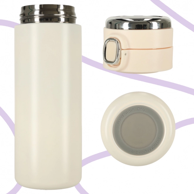 Termo šalica s usnikom LED 420 ml bež