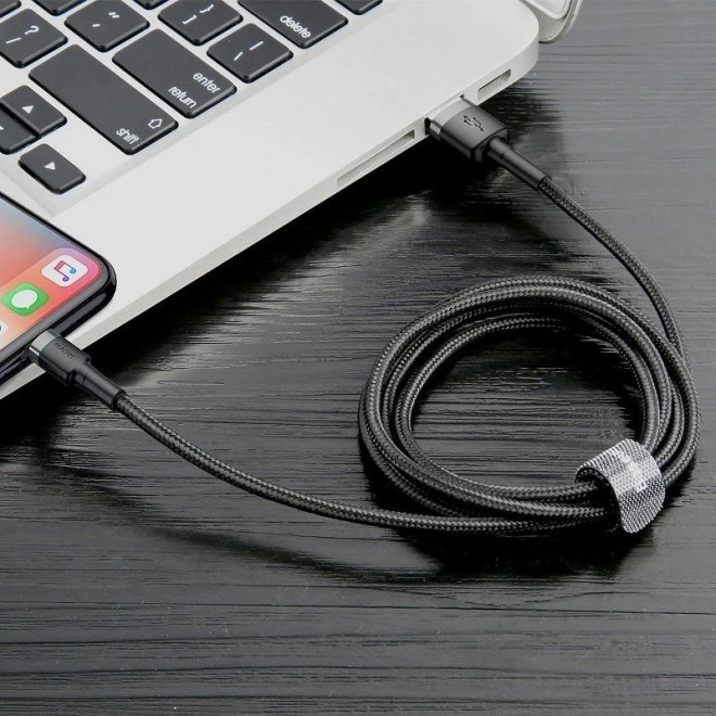 Baseus Cafule USB Lightning Kabel 2A 3m (Crno Siva)