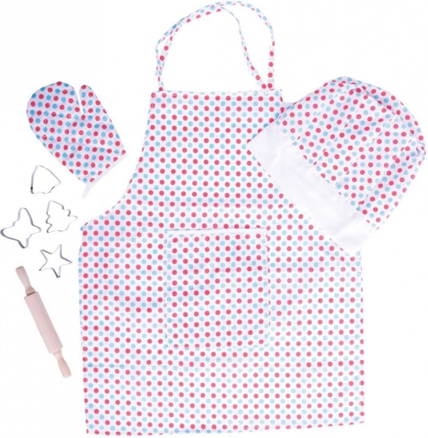 Bigjigs Toys dječji kuharski set s točkicama