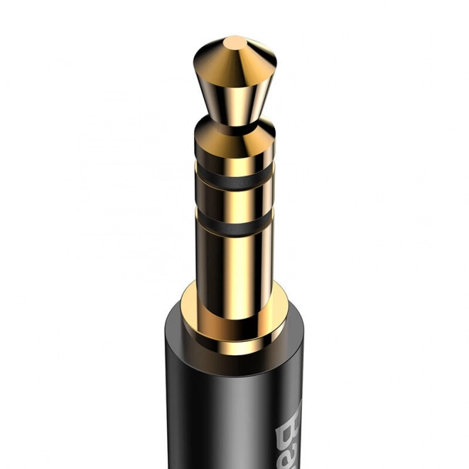Baseus Yiven Audio kabel USB-C na mini jack 3,5 mm, 1,2 m - crni