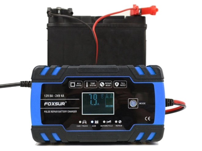 Automatski punjač za auto s funkcijom popravka 12V 24V