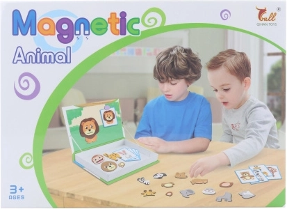 Magnetična slagalica životinjice – 34 dijelova i 8 kartica