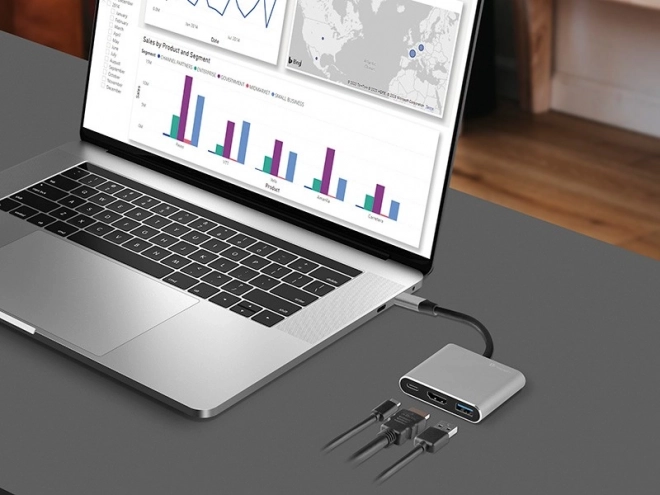Višeportni adapter Tracer A-1 USB-C HDMI 4K