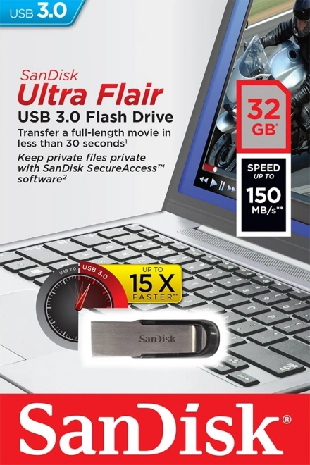 SanDisk Ultra Flair USB 3.0 32GB
