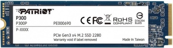 SSD Patriot P300 512GB M.2 PCIe Gen 3 x4