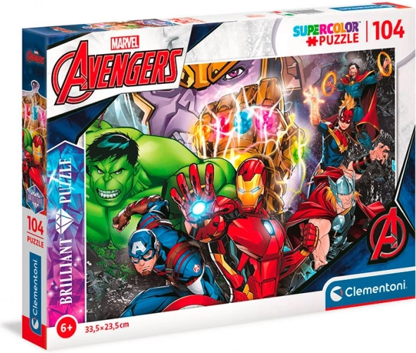 Briljantne puzzle Marvel: Avengers 104 dijelova