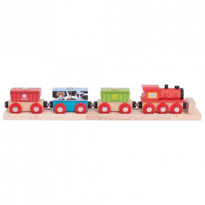 Bigjigs Rail Vlak s hranom