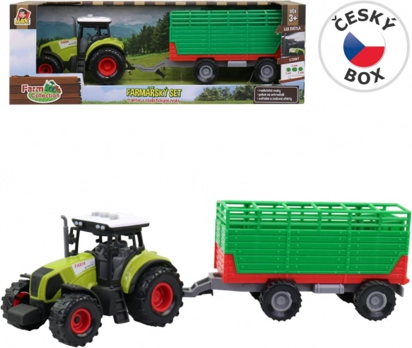 Traktor s odvojivom prikolicom sa svjetlom i zvukom