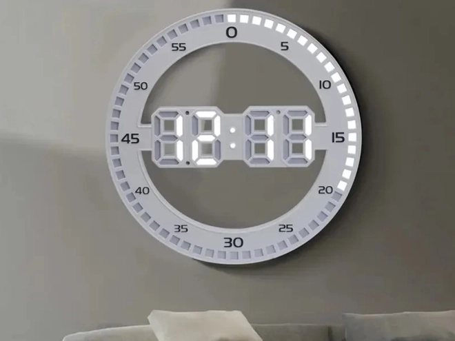 LED digitalni budilica s termometrom i alarmom