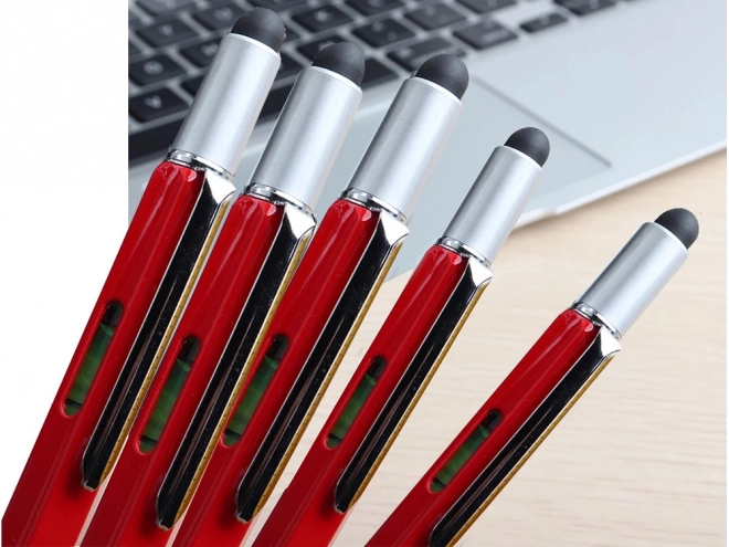 Multifunkcionalna olovka multitool 6u1 s libelom