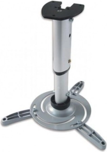 Stropna konzola za projektor 60–102 cm, 15 kg, srebrna
