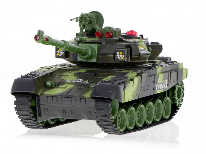 RC tenk na daljinsko upravljanje 2,4 GHz šumska kamuflaža