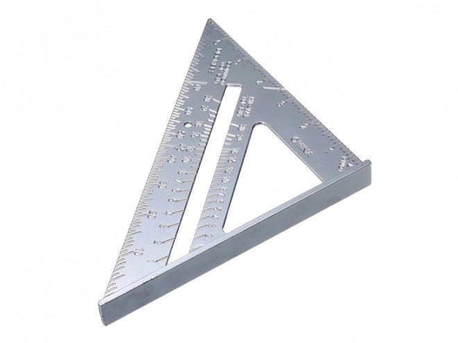 Aluminijski kutnik s graviranim oznakama 180 mm