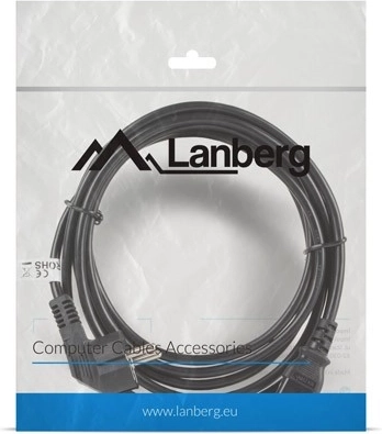 Napojni kabel LANBERG CEE 7/7 – IEC 320 C13, 3 m, crni, VDE