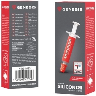 Genesis Silicon 801 termalna pasta 0,5 g