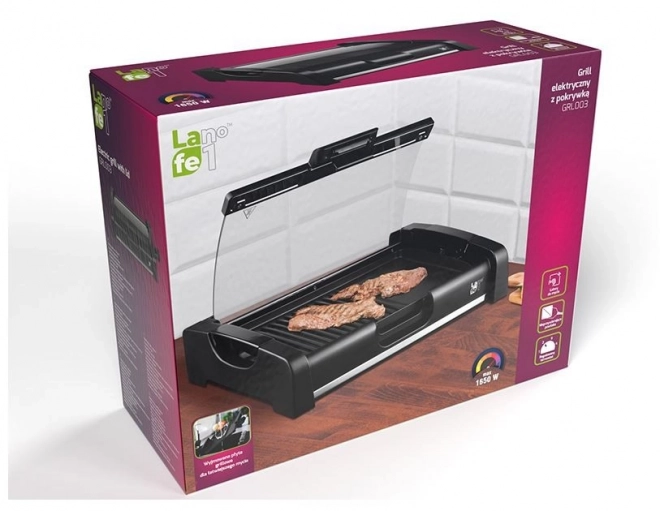 Električni grill s poklopcem Lafe