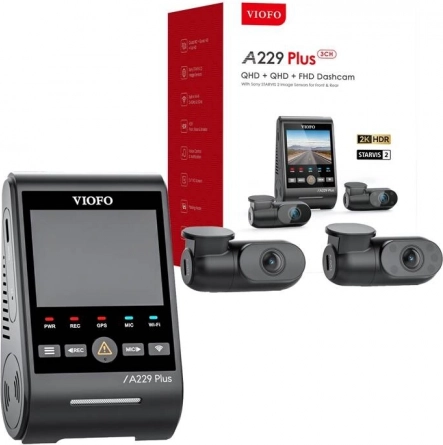 VIOFO A229 Plus nadzorna kamera za vozilo s 2K snimanjem