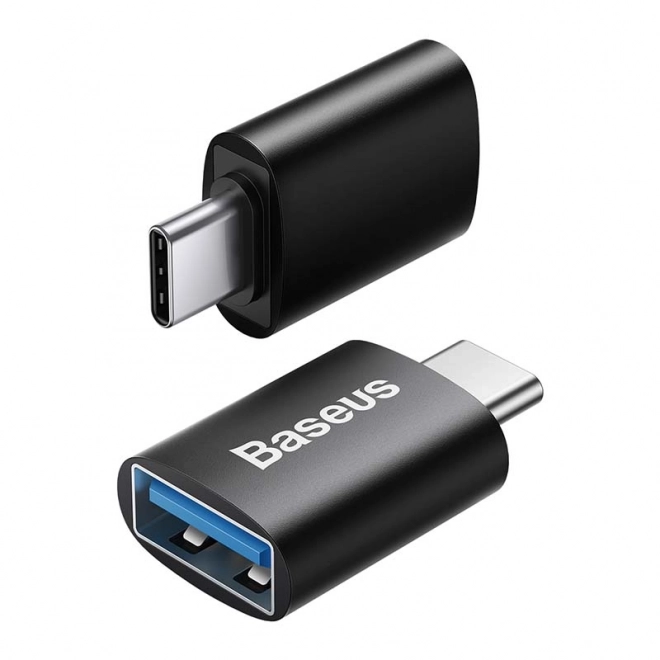 Adapter Baseus Ingenuity USB-C to USB-A OTG crni