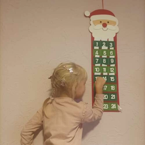 Viseći adventski kalendar Ruhhy 22252