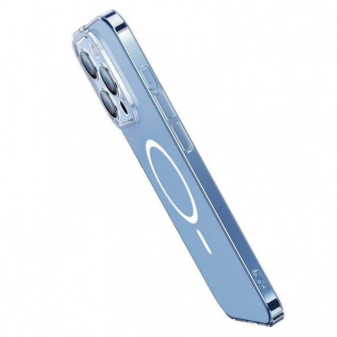 Baseus Crystal prozirna magnetska maska i kaljeno staklo za iPhone 14 Pro Max