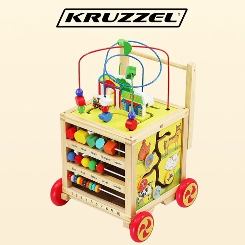 Drveni kolica za djecu - 6u1
