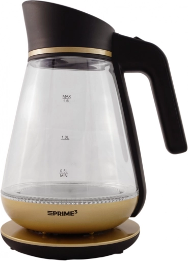 Stakleni električni čajnik PRIME3 1,5 l, 2200 W