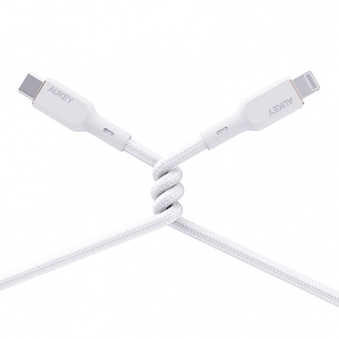 Kabel Aukey USB-C na Lightning 1,8 m bijeli