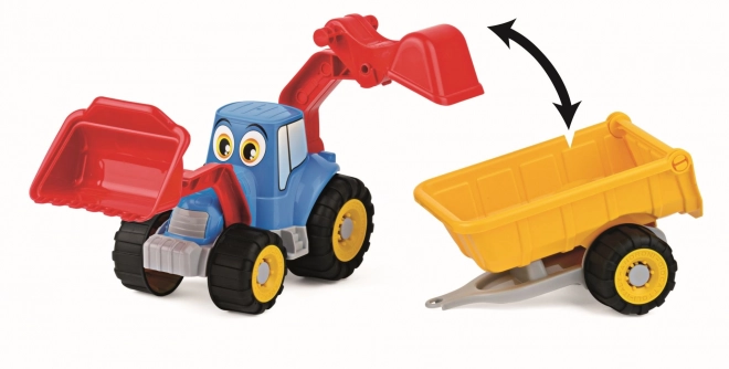 Androni Veseli traktor s vlek - 55 cm