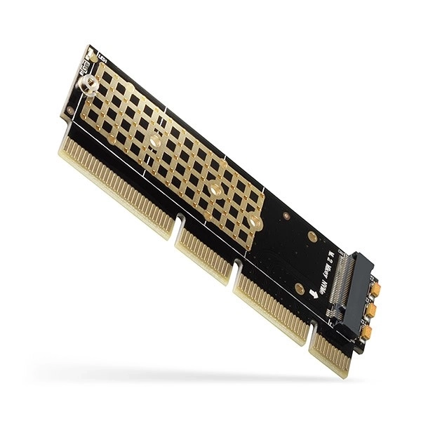 PCEM2-1U interni adapter PCIe x16/x8/x4, slot M.2 NVMe M-key, 1U