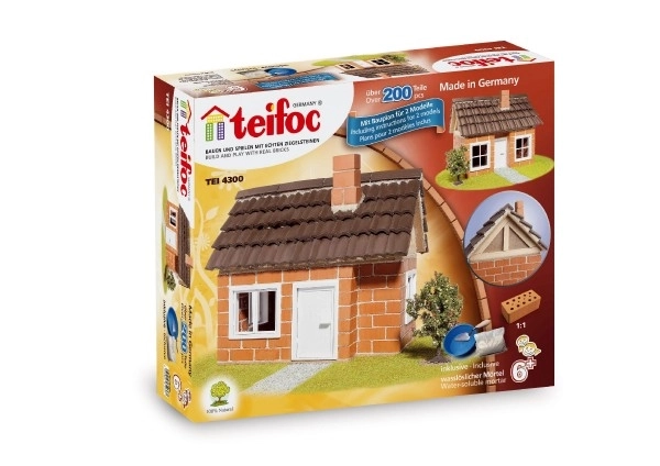 Građevinski set Teifoc Kućica Carlos 200kom u kutiji 35x29x8cm