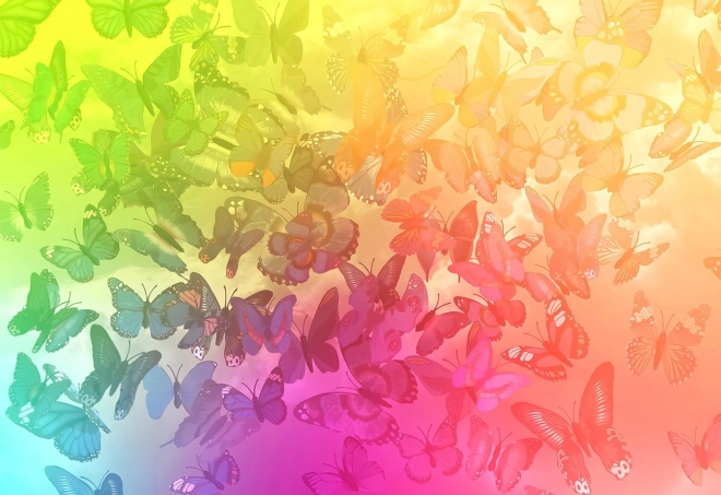 Drvene puzzle Leptirov san 2u1