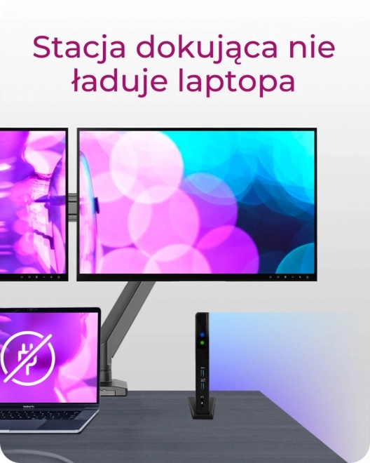 Stolna priključna stanica Icy Box DisplayLink