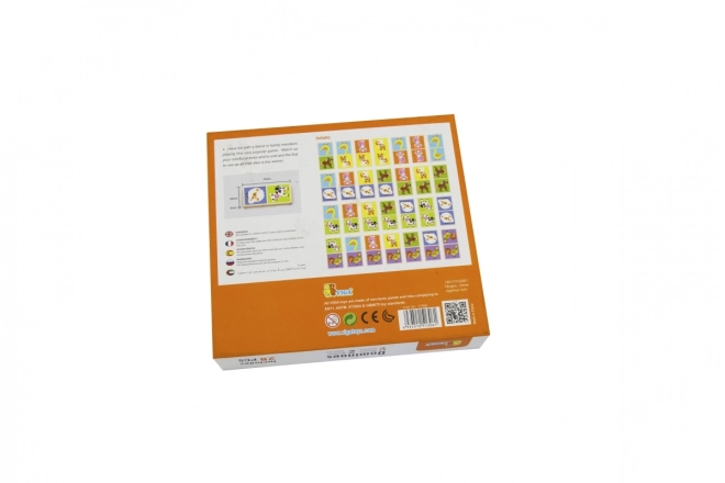 Viga Drvene domino Farma 28 komada Montessori