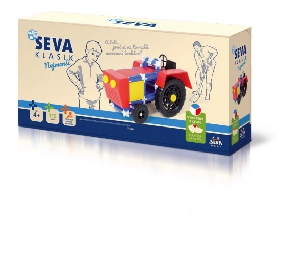 Konstrukcijski set SEVA KLASIK Najmanji plast 115 kom u kutiji 31,5x16,5x7,5cm