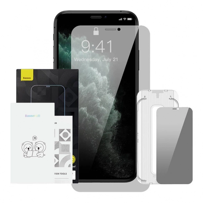 Baseus Crystal zaštita privatnosti kaljeno staklo za iPhone X/XS