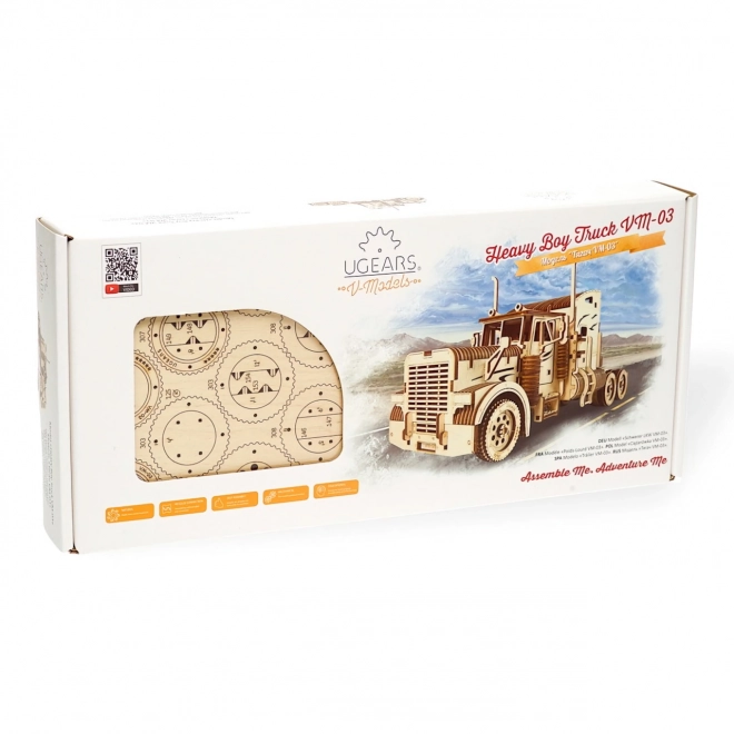 Ugears 3D slagalica - Kamion Heavy boy VM 03 - 541 dijelova