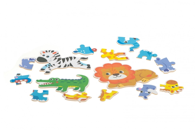 Puzzle u limenci Safari životinje - 25 komada