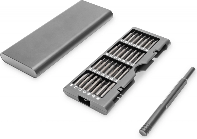 Precizni set odvijača 57 u 1 DIGITUS u aluminijskom kućištu