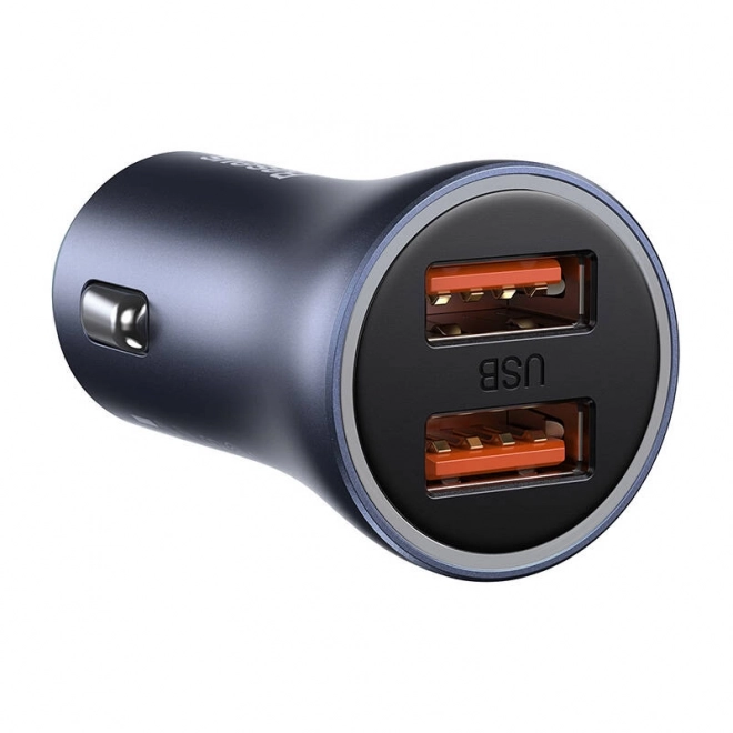 Punjač za auto Baseus s dvostrukim USB i USB-C kabelom