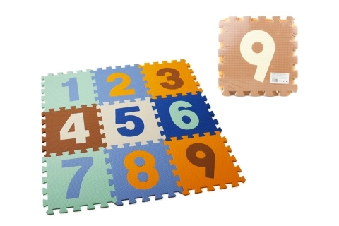 Pjenaste puzzle 9 kom brojevi
