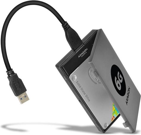 Adapter AXAGON SlimPort 6 USB 3.0 na SATA 6G za brzo povezivanje 2.5" SSD/HDD