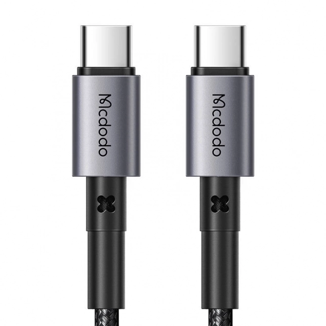 USB-C na USB-C kabel 65W 1,5 m crni