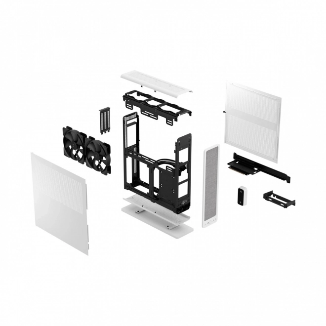 Bijela PC kućišta Ridge mITX PCIE 4.0