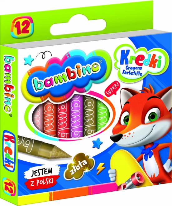 Grafitne voske Bambino - 12 komada