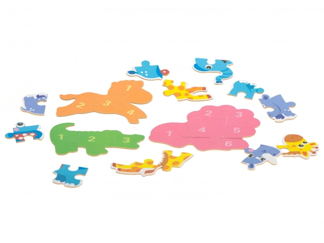 Puzzle u limenci Safari životinje - 25 komada