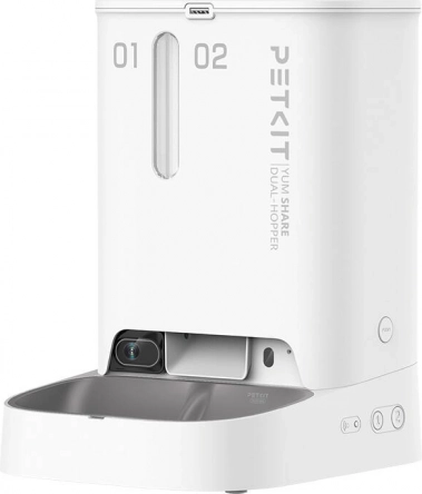 Pametni dozator hrane PETKIT yumshare dual hopper s 1080p kamerom